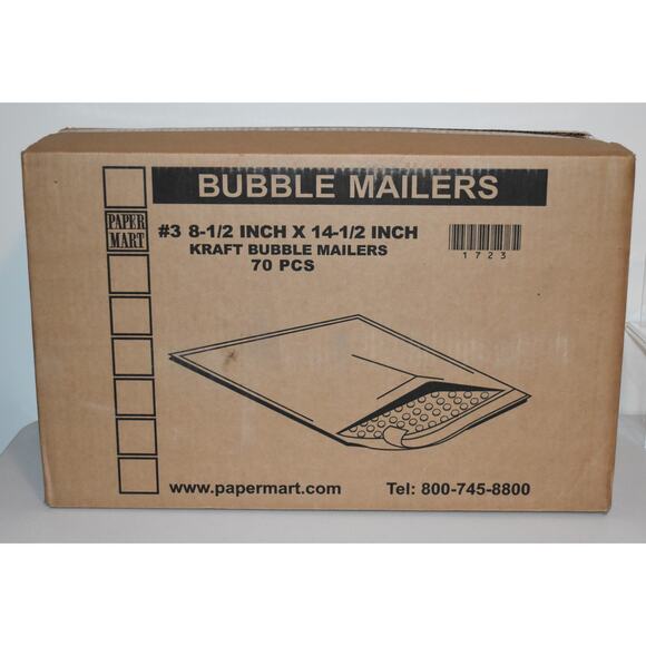 Full Case 70 Count (1 Case) #3 Air Bubble Mailers - Picture 1 of 4